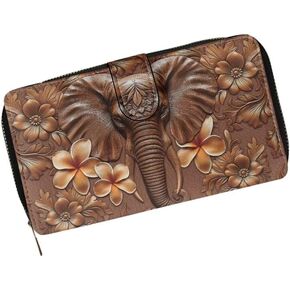 COEQINE Ladies Wallets Pink Leopard Heart Black Printed Leather Phone Long Clutch Purses Check Coin Change Holder