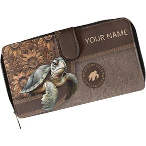 COEQINE Ladies Wallets Pink Leopard Heart Black Printed Leather Phone Long Clutch Purses Check Coin Change Holder in Kuwait