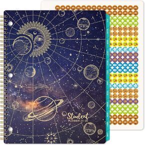 Student Planner 2025-2026 - School Planner with Stickers, July 2025 - June 2026, 8.5" x 11", 2025-2026 Student Planner/Academic Planner - Planet