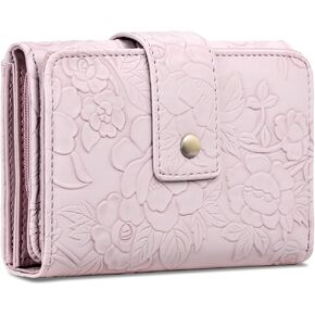 SENDEFN Wallets for Women Trifold Ladies Wallet Credit Card Holder Coin Pocket with ID Window