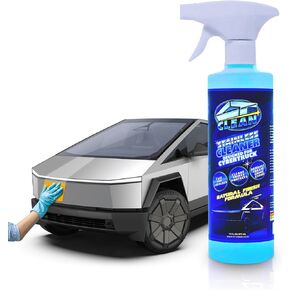 Natural Finish Waterless Stainless Steel Cleaner & Wash for Tesla Cybertruck – Eco-Friendly Spray, Removes Grease & Fingerprints, Matte Protection (16 Fl. Oz.)