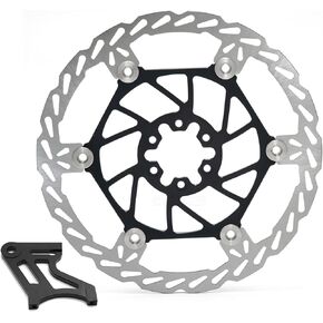 TOFR 220mm Brake Rotor Rear Caliper Adapter Mount for Surron Sur-Ron Light Bee X LBX for Segway X160 X260