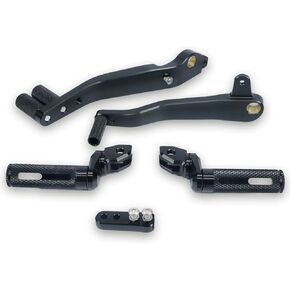 Compatible with RE Interceptor 650 INT650 Motorcycle Rider Foot Peg Brake Pedal Gear Shift Shifter Lever Assembly Black