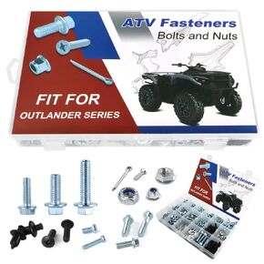 330PCS ATV Fasteners Body Plastic Fenders Frame Engine Bolts Kit Fit for Outlander 570/850/330/400/450/500/650/6X6/800, Outlander L MAX 450/500, Outlander T 450/570/650/6X6