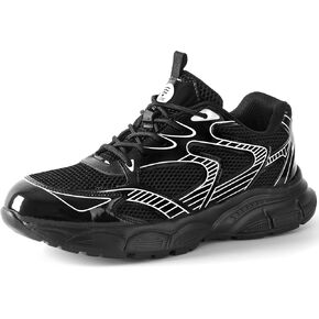 ZVC Steel Toe Shoes for Men Women, Breathable Composite Toe Sneakers Lightweight Work Safety Shoes Comfortable Non Slip Indestructible Construction Footwear