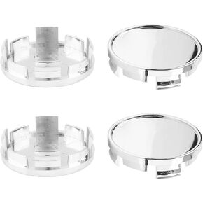 4Pcs Wheel Center Caps for Dodge/Chevrolet Jeep Lexus Wheel Rim Outer 63mm(2.48in) Inner 59mm(2.32in) Black Hub Caps