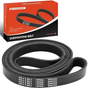 A-Premium Engine Serpentine Drive Belt متوافق مع Buick Lesabre 2000-2005 ، Park Avenue ، Riviera & Chevrolet Lumina & Hyundai Genesis Coupe & Land Rover LR3 & Mercury Marauder & Pontiac Bonneville