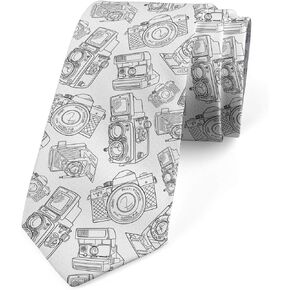 Ambesonne Multicolor Modern Men's Tie