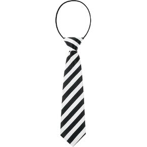 Pre-tied Necktie Colorful Cute Pattern Elastic Neck Extra Short Ties for Youth School Uniforms