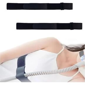 2Pcs Adjustable Oxygen Hose Strap, Oxygen Tube Strap Holder, Oxygen Hose Hanger, Oxygen Machine Accessory, Oxygen Hose Organizer Avoids Hose Tangle
