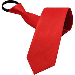 Pre Tied Ties for Men, 2.16" Skinny Tie for Men Adjustable Zipper Mens Neckties for Business Wedding Party Prom Church in Saudi Arabia