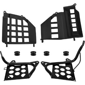 M Mati Black Black اليسار واليمين Nerf Bars الكعب الحراس مسند قدم Yamaha YFZ350 Banshee 350 1990-2006 Footrest Foot Foot Pegs 3GD-27445-00-00 3GG-21691-00-00 3GG-2161-00-00 3GG-27446-00-00