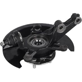 Autoround 698-494 Front Right Steering Knuckle & Wheel Bearing Hub Assembly Compatible with Honda Civic 2003 2004 2005 L4 1.7L, Replace# 698494 51210S5AJ30 45255S01A00 44600S5DA00, Passenger Side