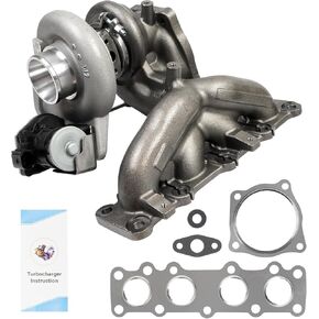 Turbocharger Repair kits Turbo Charger W/Gaskets Compatible with Hyundai Sonata Santa Kia Sorento Optima 2015-2020 2.0T L4 Replace For 282312GTA1, 9012401050, 9012401080, TD04L6-13WDT-7.0T