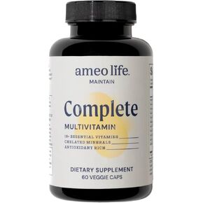 Chelated Daily Multivitamins for Adult Men and Women - Multi Vitamin Supplement with Zinc, Biotin, Iodine, Chromium, Manganese and Vitamins A, B6, B12, C, D and E - 60 Capsules