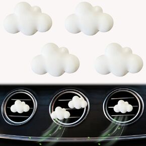 Cloud Air Vent Clips - 4 Pcs Cute Car Air Fresheners & Decor - Funny Car Diffuser Vent Clips for Women