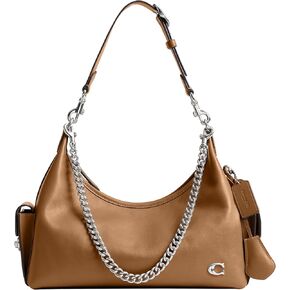 Coach Pocket Glazed Juliet Bag 30, LH/Honey Brown