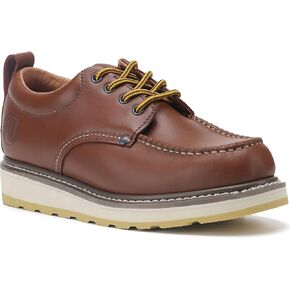 Men's 4" Soft Toe SureTrack Leather Slip Resistant Durable Breathable Oxford Work Boots Shoes 82994