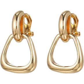 Aloha Earrings Non Pierced Clip On Mini Door Knocker Style Dangling Earrings