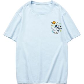 SOLY HUX Men's Graphic Tees Y2K Alien T Shirts Vintage Shirts 90s Oversized Streetwear Tops