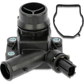 Ocpty Thermostat Housing Fit for Volvo XC90 2007-2014 ، for Volvo S60 2011-2016 ، for Volvo XC60 2010-2014 Engine Soodant Thermostat Housing Assembly LR006071،31351515151515151515151515