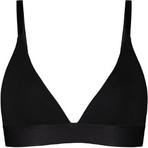 NEGATIVE Underwear – Cotton Triangle Bra – Comfortable Wireless Bras for Women – Perfect Low-Coverage Triangle Cut - Black