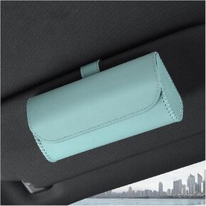 علبة نظارة شمسية لـ Car Sun Visor ، مربع منظم النظارات التلقائية للسيارات مع إغلاق مغناطيسي مخفي ، حقيبة حماية للنظارات للسيارة ، إكسسوارات السيارات العالمية (أسود)
