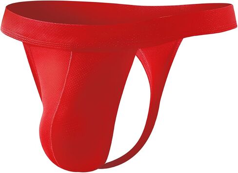 Arjen Kroos Men's Thong Underwear Sexy Mesh G-String Brief Butt-Flaunting Tagless Underpants in Kuwait