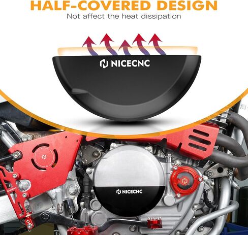 Motorcycle Clutch Guard Aluminum Compatible with Honda XR650L 1993 1994 1995 1996 1997 1998 1999 2000 2001 2002 2003 2004 2005 2006-2024 in Kuwait