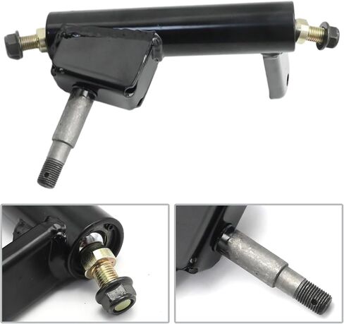 Right Side Spindle Steering Knuckle Kit Replacement for Coleman CK196-T, Passenger Side Suspension Steering Knuckle with Ball Joints for Go Kart Steering Gear in Saudi Arabia