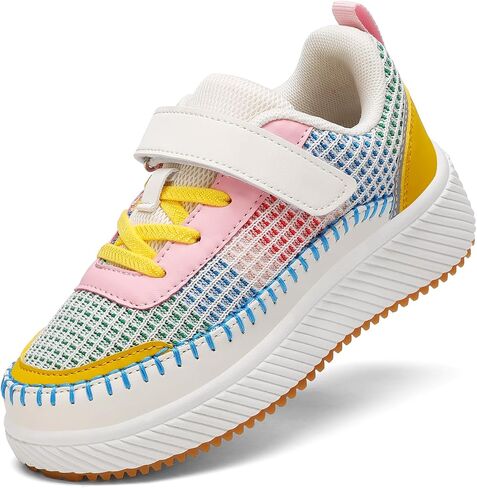 Girls Boys Sneakers Kids Running Tennis Shoes Glitter Sparkly Braided Bling Design,Athletic Shoes for Children Youth in Saudi Arabia