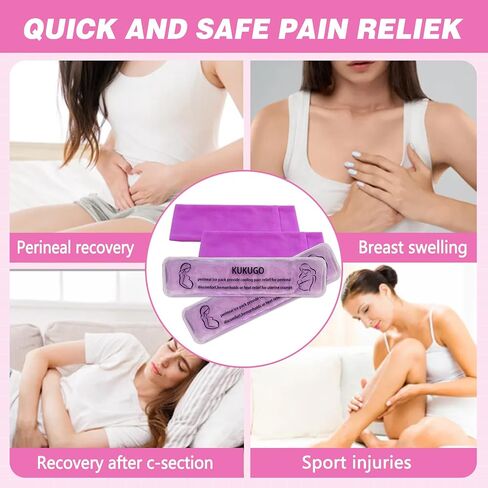 Perineal Ice Packs, Perineal Cooling Pads, Perineal Cold Packs Gel, Postpartum and Hemorrhoid Relief, Bead Ice Pack, Cold Therapy for Women After Pregnancy and Delivery, 2 Ice Pack and 2 Cover in Saudi Arabia