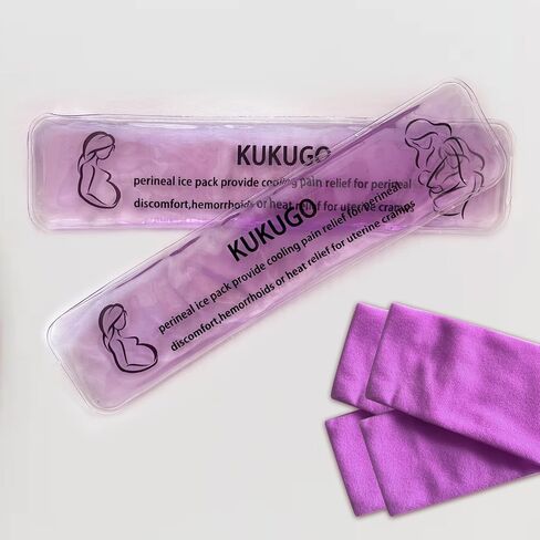 Perineal Ice Packs, Perineal Cooling Pads, Perineal Cold Packs Gel, Postpartum and Hemorrhoid Relief, Bead Ice Pack, Cold Therapy for Women After Pregnancy and Delivery, 2 Ice Pack and 2 Cover in Saudi Arabia