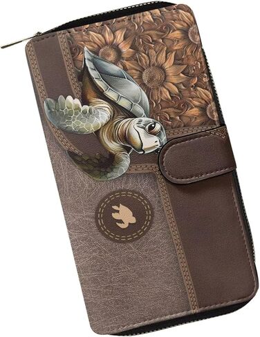 COEQINE Ladies Wallets Pink Leopard Heart Black Printed Leather Phone Long Clutch Purses Check Coin Change Holder in Kuwait