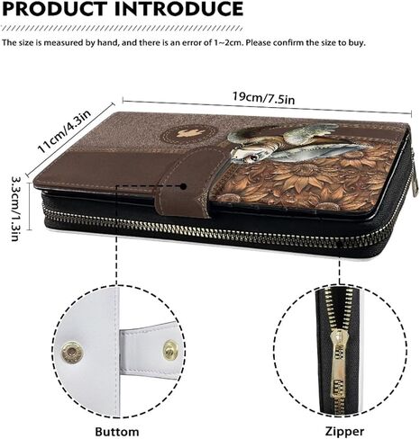 COEQINE Ladies Wallets Pink Leopard Heart Black Printed Leather Phone Long Clutch Purses Check Coin Change Holder in Kuwait