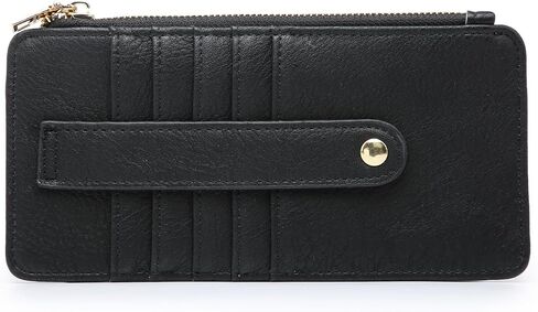 Jen & Co. Saige Wallet ، Rose Gold - Slim Wallet للنساء ، حامل بطاقة الائتمان المدمجة مع فتحات البطاقات ، محافظ صغيرة in Saudi Arabia