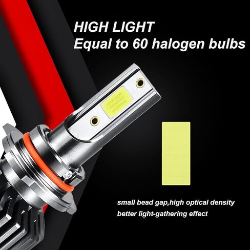 تناسب مصابيح LED لـ Chevy Silverado 1500 2500HD 2007-2019 ، 9005 H11 LED ، 9005+H11 High & Low Beam Lights ، 5202 أضواء الضباب ، 500 ٪ من السطوع ، 6000K أبيض ، قابس ولعب ، حزمة 6 in Saudi Arabia