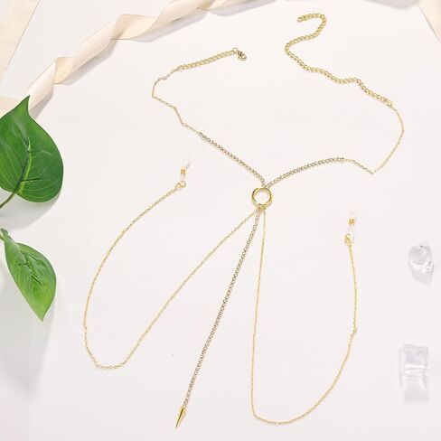 Adjustable Nipple Clamps with Chain Necklace for Women Non Piercing Beginner Plus Size Rhinestone Silver Body Chain Bra Drop Jewelry in Saudi Arabia