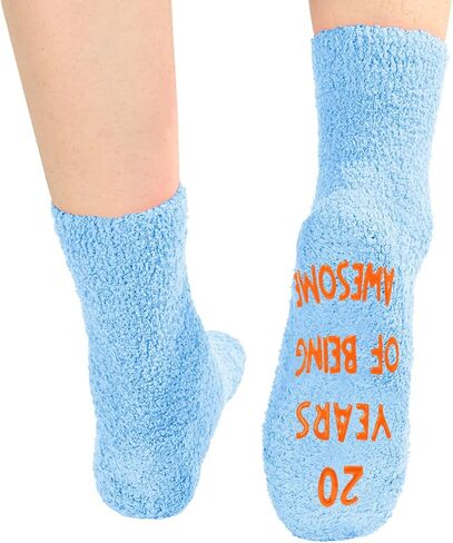 HAPPYPOP 22nd Year Old Birthday Gifts for Women - Socks for 22 Year Olds, Best Gifts for 22 Year Old Woman in Saudi Arabia