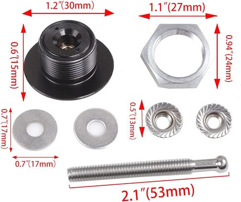 2pcs Quick Release Hood Pins Pins ، Quick Latch Pumper Prefer Car Prisper Lock Lock Clip Clip Universal for Car Pumper Lock in Saudi Arabia