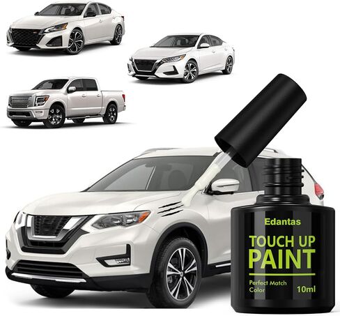 QAB Pearl White Tricoat Touch Up Paint Compatible With Nissan Cars, Professional Auto Touch-up Paint Scratch Repair Kit, Automotive Paints Exact Match For Rogue/Sentra/Altima/Frontier/Titan in Kuwait
