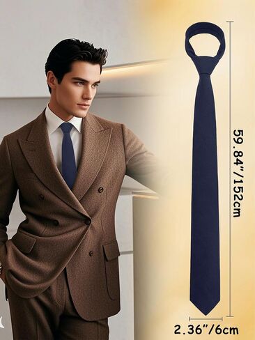 Mantieqingway Black Cotton Tie Solid Color Skinny Neckties 2.36" Ties for Men Formal Business Wedding Graduation in Saudi Arabia