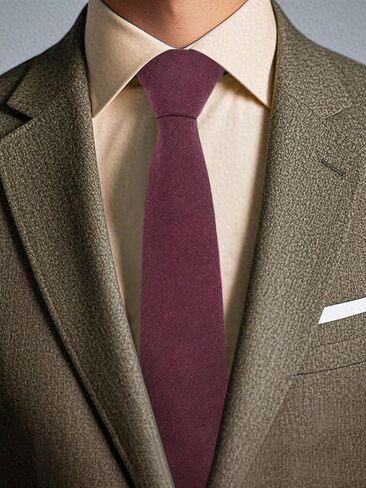 Mantieqingway Black Cotton Tie Solid Color Skinny Neckties 2.36" Ties for Men Formal Business Wedding Graduation in Saudi Arabia