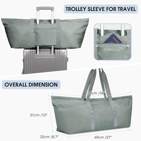 Sportsnew حقيبة حصيرة اليوغا الكبيرة مع حقيبة الأحذية وحجرة الرطب للسيدات حقيبة بيلاتيس الصالة الرياضية مع حامل حصيرة اليوغا حقيبة اليوغا مع حزام حصيرة قابل للتعديل للنساء الرجال in Kuwait