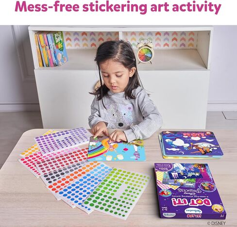 Skillmatics Art Activity - Dot It Photo Frames, Mess-Free Sticker Art for Kids, Craft Kits, DIY Activity, Gifts for Boys & Girls Ages 3, 4, 5, 6, 7, Travel Toys for Toddlers in Kuwait