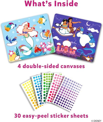Skillmatics Art Activity - Dot It Photo Frames, Mess-Free Sticker Art for Kids, Craft Kits, DIY Activity, Gifts for Boys & Girls Ages 3, 4, 5, 6, 7, Travel Toys for Toddlers in Kuwait