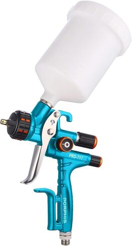 Paint Spray Gun PRD-717 VS Type with Split Nozzle 1.3mm Automotive Refinishing Spray Gun, Brown in Saudi Arabia