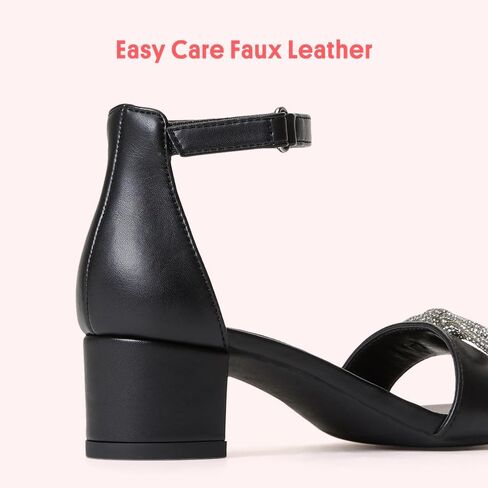 FabKids Girls Braided Open Toe Ankle Strap Flat Lightly Padded Sandals Summer Holiday Party Dress Shoes for Toddler Little Kid Big Kid in Kuwait