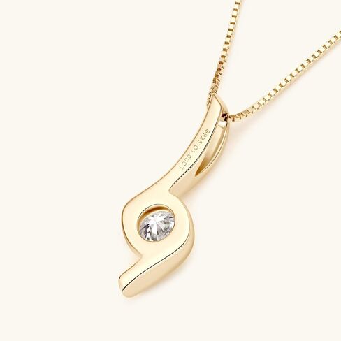 1CT Moissanite Pendant Necklace for Women D Color VVS1 925 Sterling Silver Infinity Chain Necklace Gift for Her Wife Mom Birthday in Kuwait