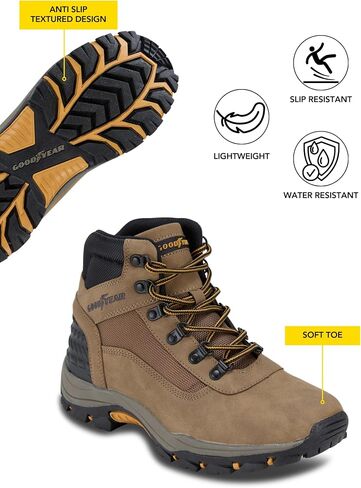 حذاء عمل Montana للرجال في Goodyear-أحذية من الدانتيل الوعرة والمتينة للعمل والمشي لمسافات طويلة in Saudi Arabia